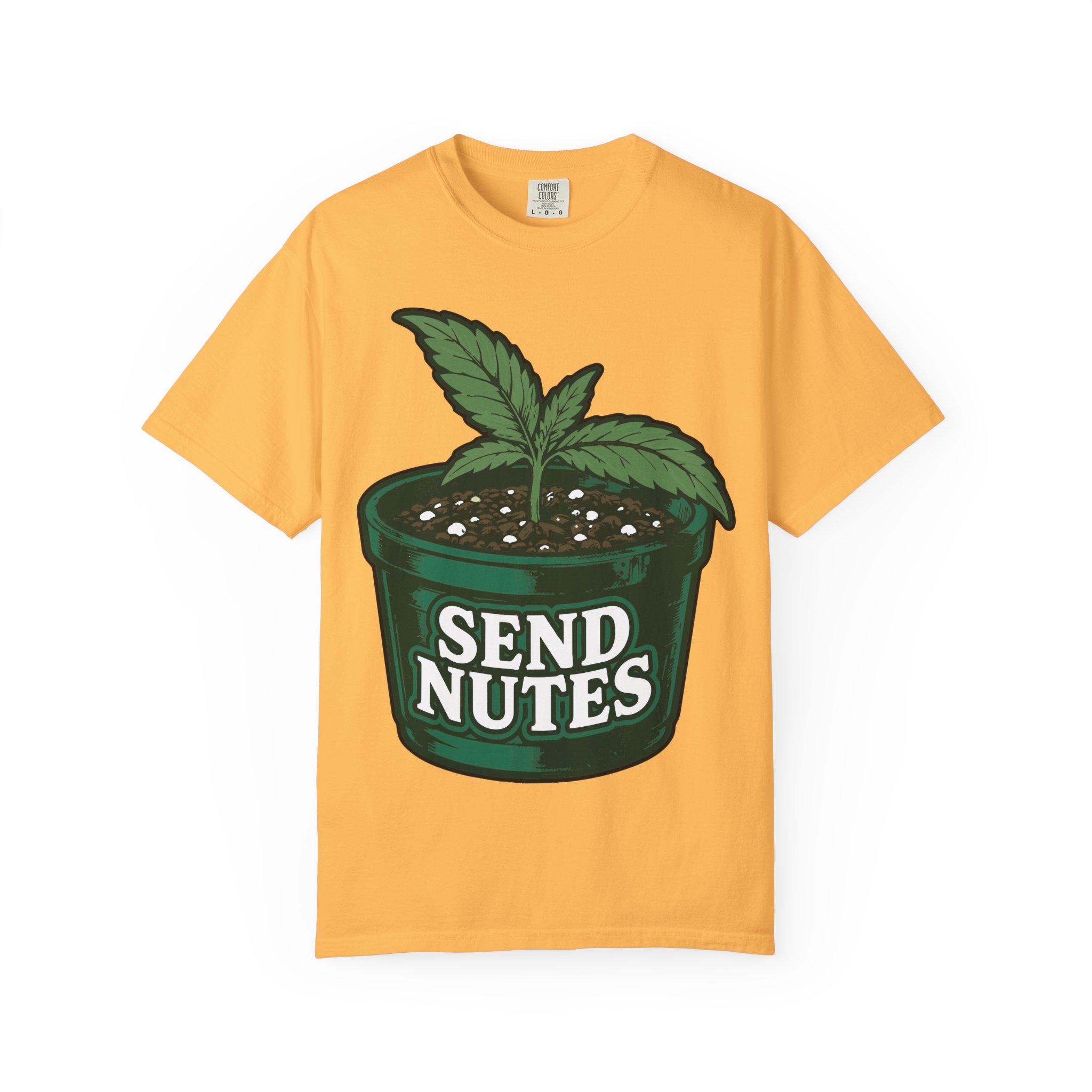 Send Nutes Plant Pot Graphic T‑Shirt - Image 13