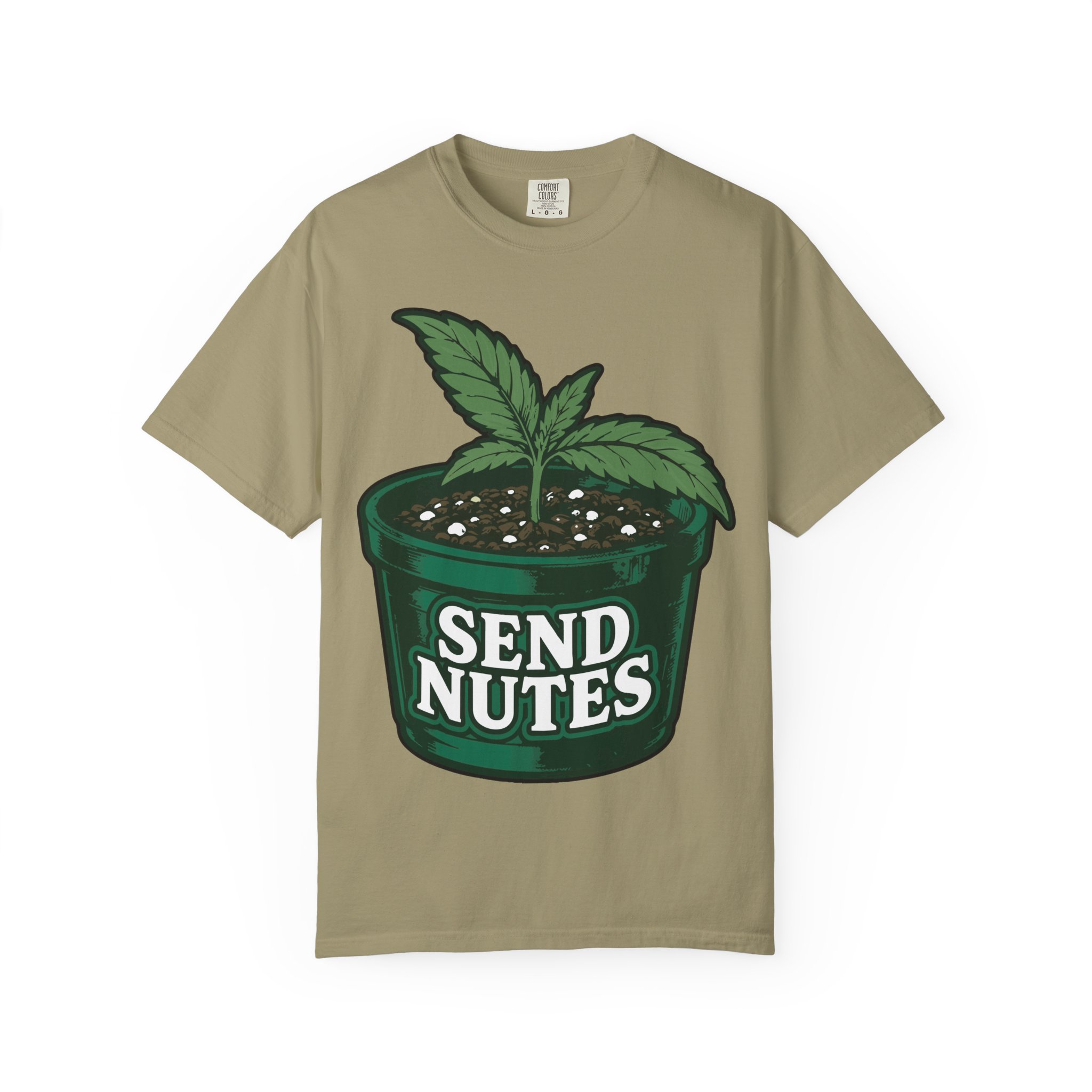 Send Nutes Plant Pot Graphic T‑Shirt - Image 17