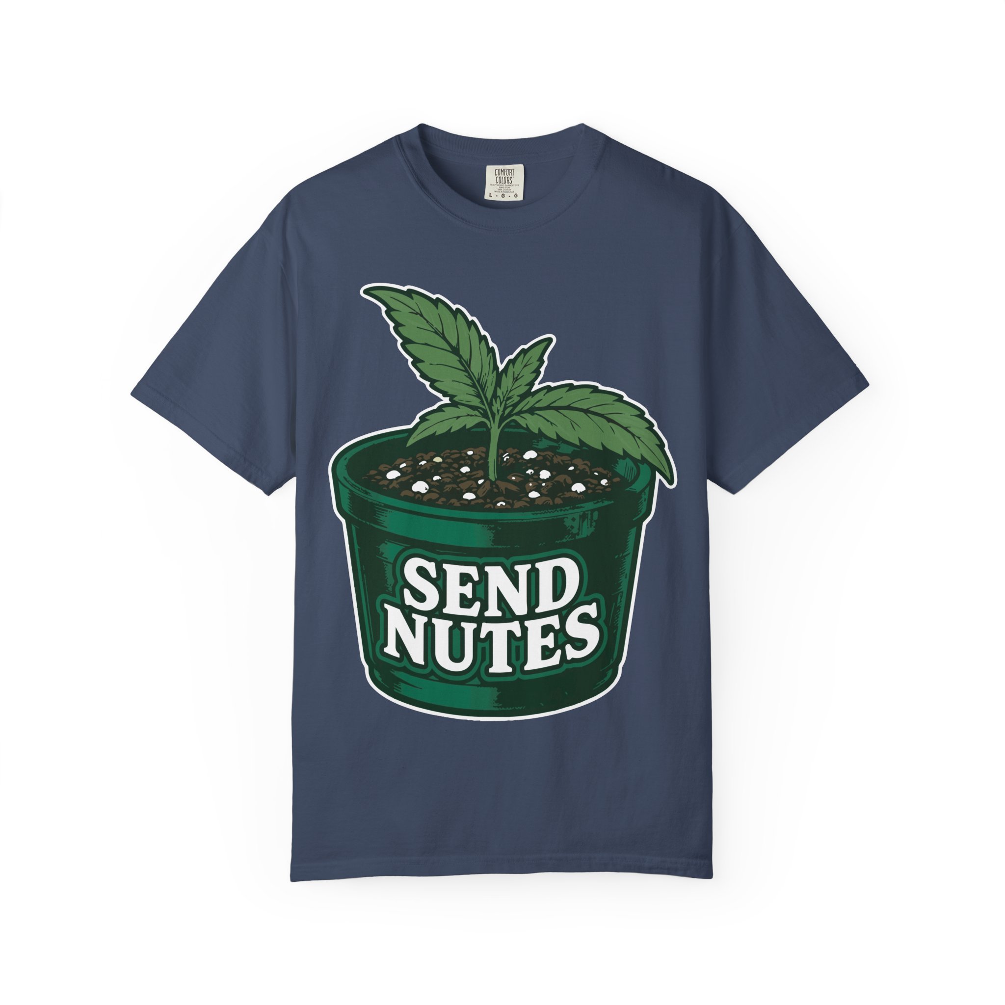 Send Nutes Plant T-Shirt — 'RF' Seedling Graphic Garden Tee - Image 21