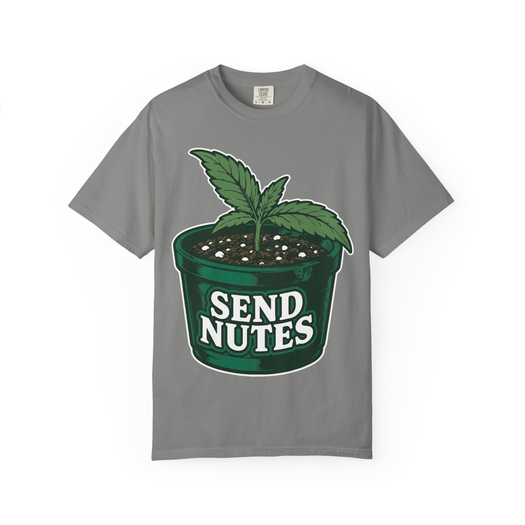 Send Nutes Plant T-Shirt — 'RF' Seedling Graphic Garden Tee - Image 17