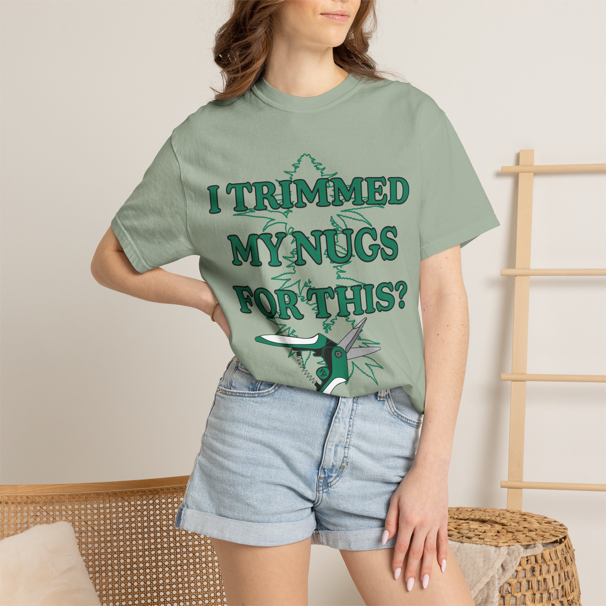 "I Trimmed My Nugs For This?" Graphic Tee - Image 20