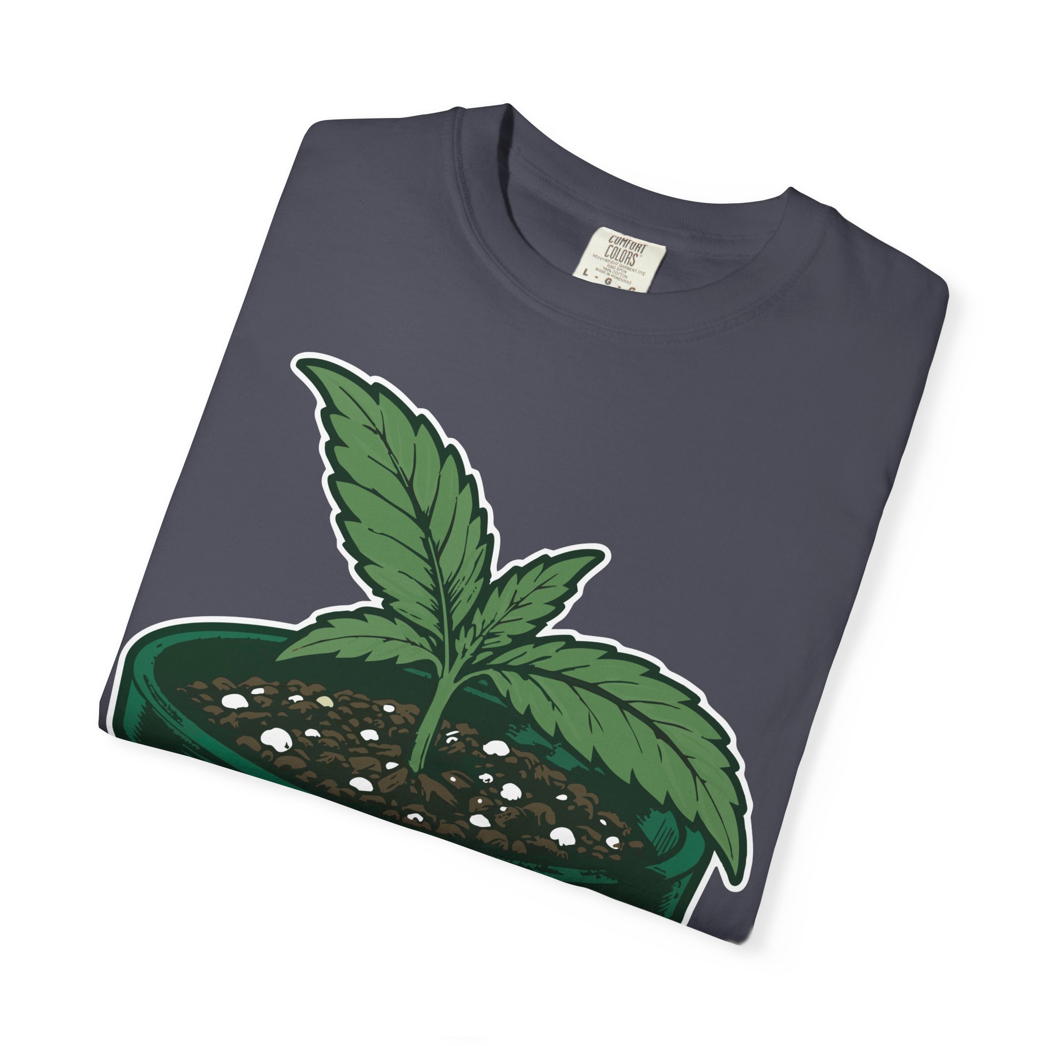 Send Nutes Plant T-Shirt — 'RF' Seedling Graphic Garden Tee - Image 35