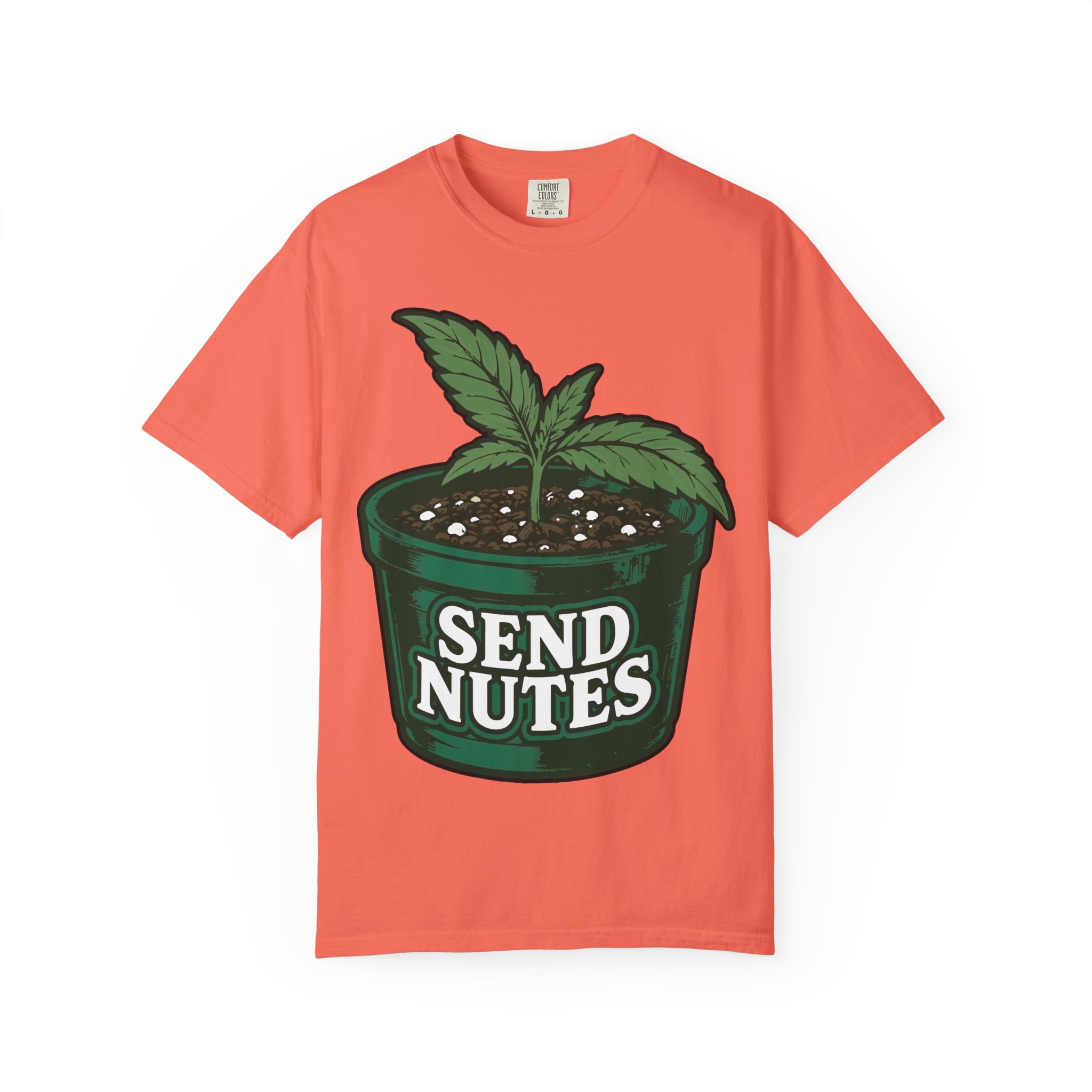 Send Nutes Plant Pot Graphic T‑Shirt - Image 9