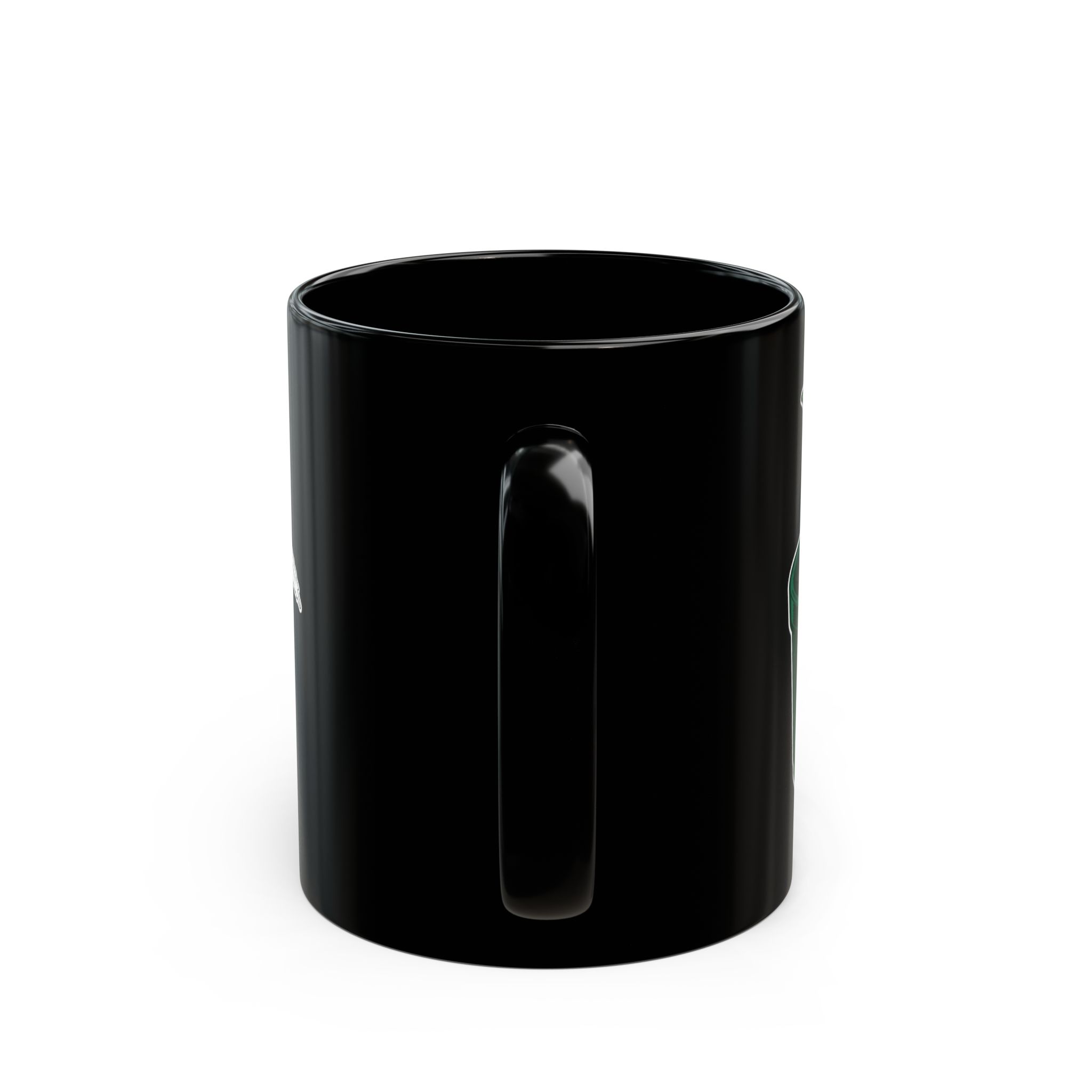 RF Logo Black Coffee Mug – 11oz & 15oz Ceramic - Image 4