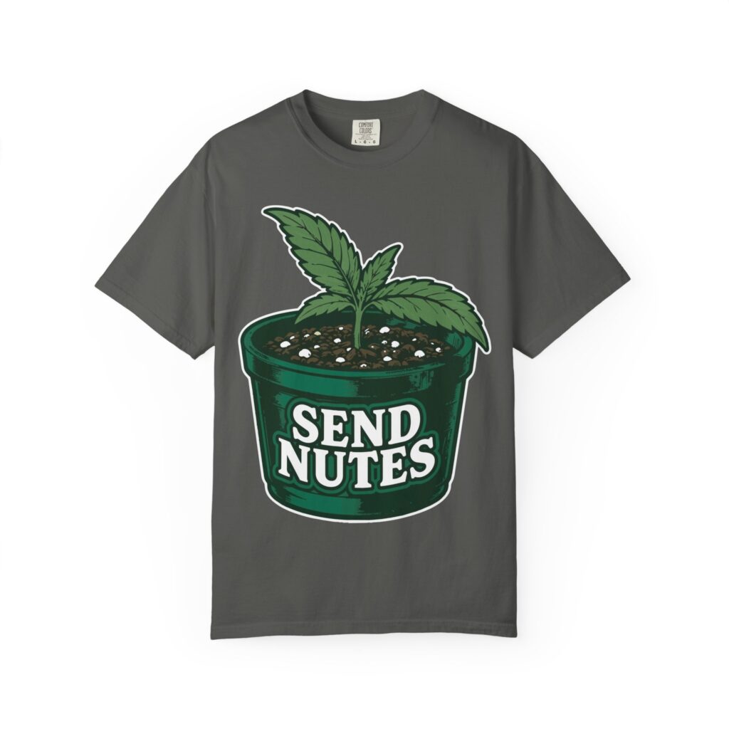 Send Nutes Plant T-Shirt — 'RF' Seedling Graphic Garden Tee
