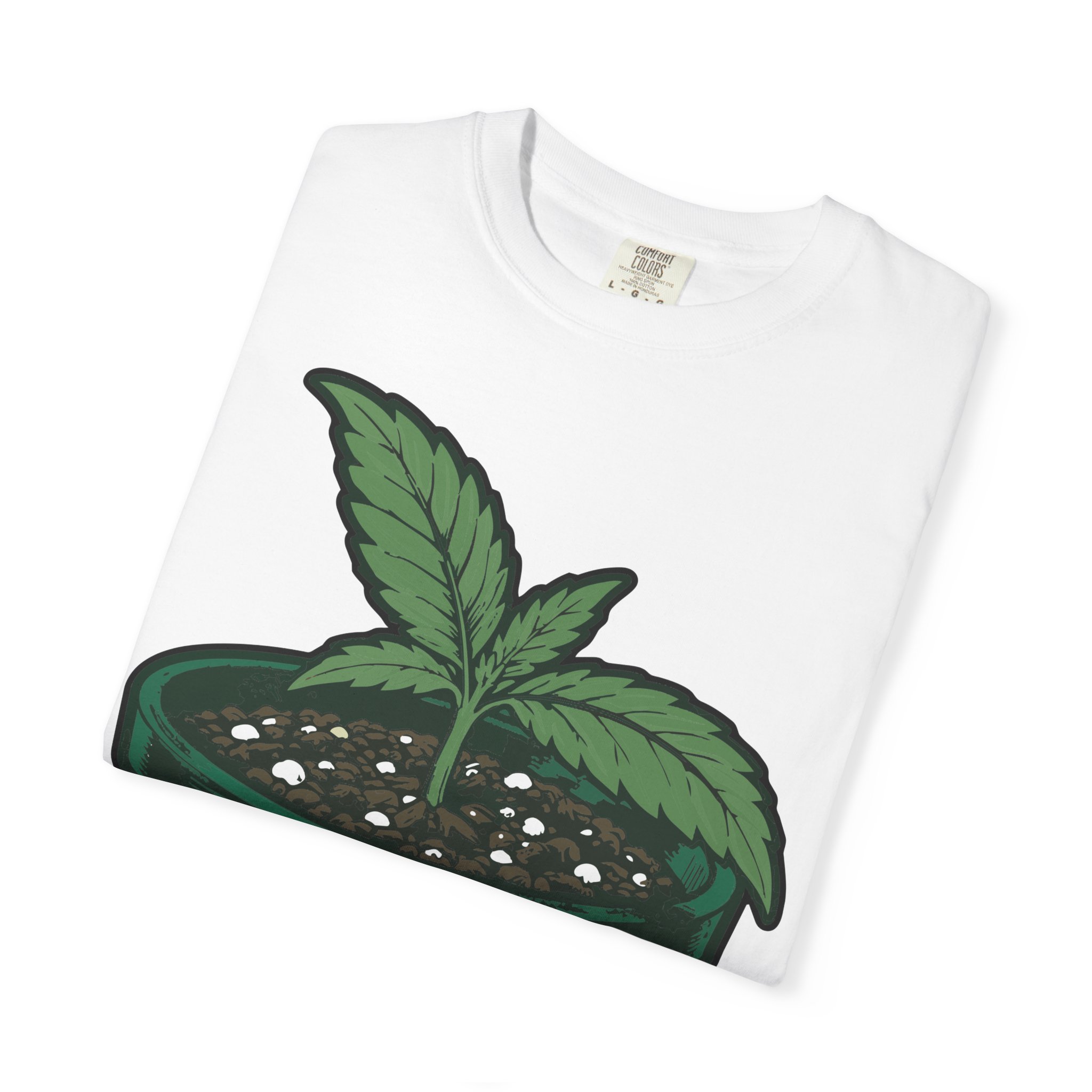 Send Nutes Plant Pot Graphic T‑Shirt - Image 3