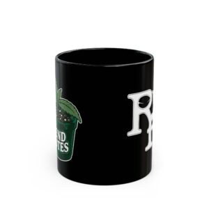 RF Logo Black Coffee Mug – 11oz & 15oz Ceramic
